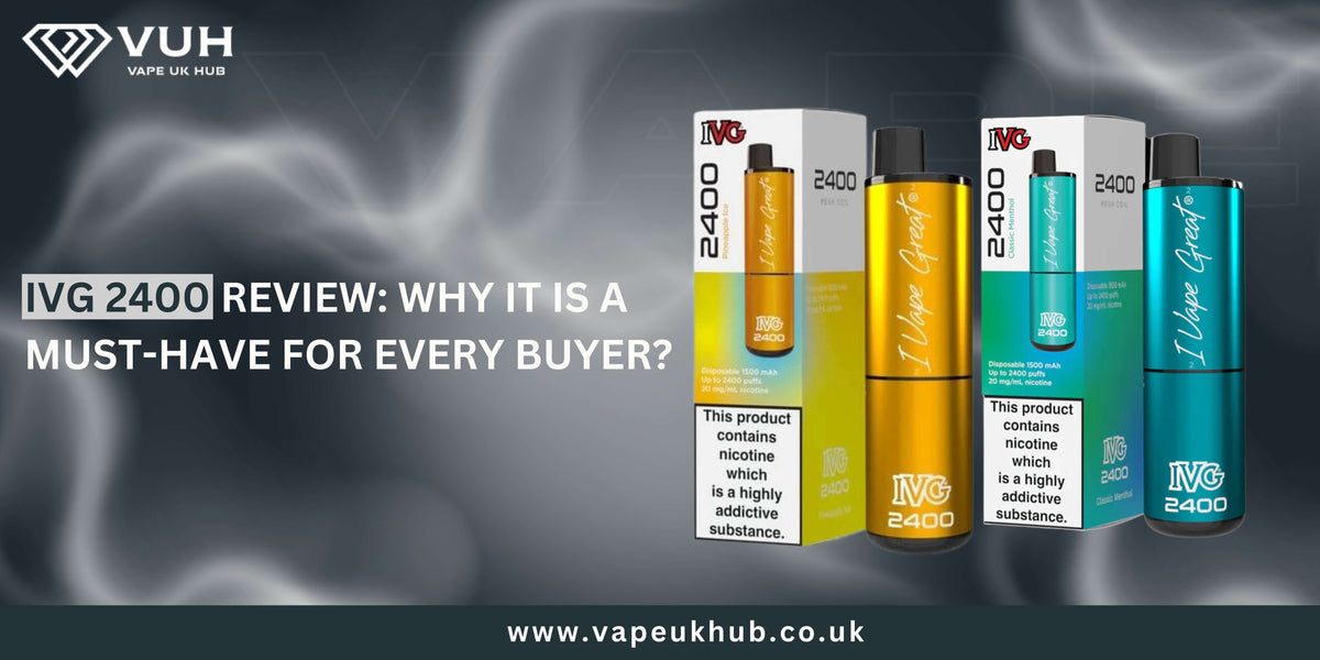 do you need to charge ivg 2400 Tobacco Edition IVG 2400 Pod Kit main image 1
