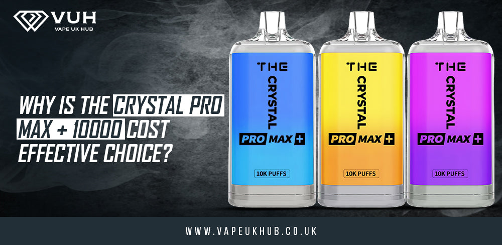 the crystal pro max vape 10000 puffs The Crystal Pro Max + 10000 Disposable Vape (Pack of 10) – Euro Vapes main image 1